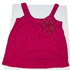 Express sleeveless tank top shirt womens medium flower pink new